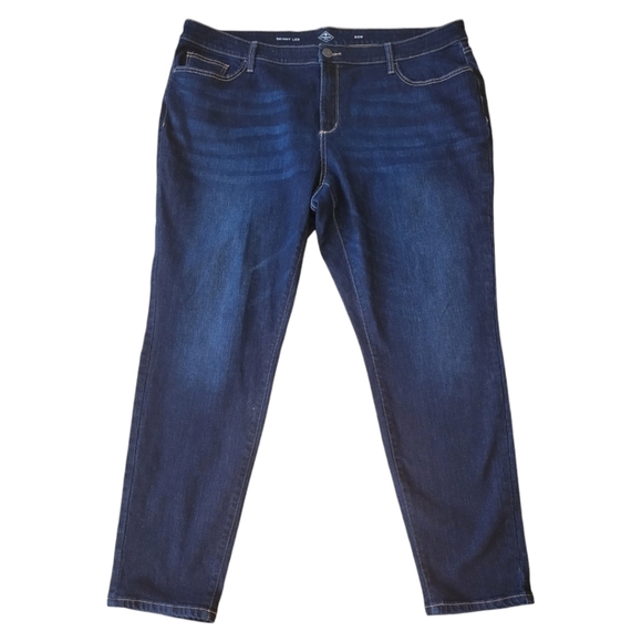 St. Johns Bay Skinny Leg Denim Jeans Size 22W - Picture 2 of 4